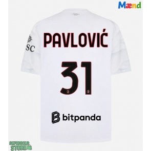 AC Milan Strahinja Pavlovic #31 Replika Udebanetrøje 2026-27 Kortærmet